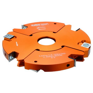 2 PIECE ADJUSTABLE GROOVING CUTTER HEAD SET HW D=150X14-28X3 