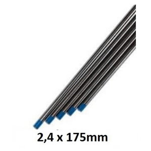 Volframa elektrods WL20 2.4mm, zils, Binzel