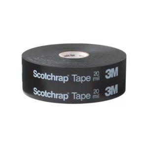 3M™ Scotchrap™ vinüül korrosioonikaitseteip 50, trükita, must 101,6mm x 30,48