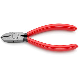 Külglõiketangid 125mm plastikkäepide, Knipex