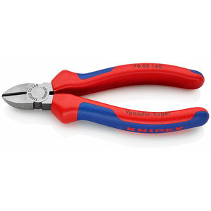 Diagonal cutters 140mm, multi grips, Knipex