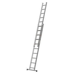 Combination ladder, 2x10 steps, 2,87/4,83m 70046, Alu-Pro
