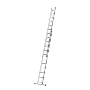 Combination ladder, 2x12 steps, 3,43/5,95m 70046, Alu-Pro