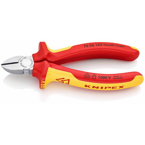 боковые кусачки 140мм VDE, KNIPEX