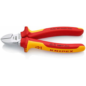 боковые кусачки 160мм VDE, KNIPEX