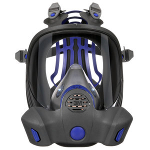 Full Mask SecureClick FF800 series, reusable respirator S, 3M