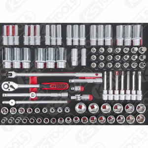 SCS-hylsyavainsarja, 95-osainen, 1/2´´, KS Tools