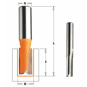 Straight router bit, short series 