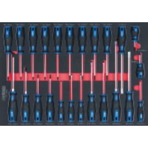 ERGOTORQUEplus-ruuvitalttasarja, SCS, 24-osainen, KS Tools