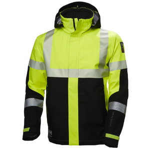 Koorikjope Icu kõrgnähtav CL3, kollane/must M, Helly Hansen WorkWear