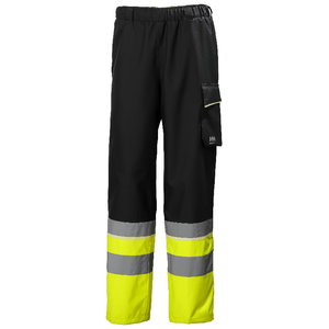 Püksid koorik Uc-me kõrgnähtav CL1, kollane/must, Helly Hansen WorkWear