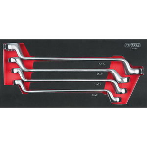 Žiedinių raktų komplektas 4-vnt 1/3 modulis  ULTIMATE+ 