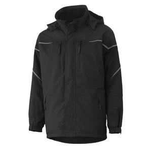 Winter jacket parka Kiruna, hooded, black M, Helly Hansen WorkWear