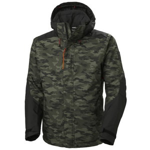 Žieminė striukė Kensington, su gobtuvu, camo, HELLYHANSE