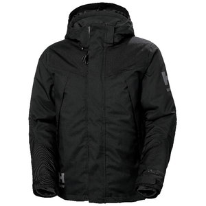 Winter jacket Bifrost, hooded, black, Helly Hansen WorkWear