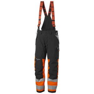 Talve traksipüksid Alna 2.0, kõrgnähtav CL1, oranz/must, Helly Hansen WorkWear