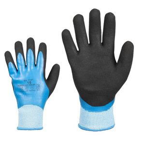 Gloves, cut resistancy 5, latex coating acryle lining