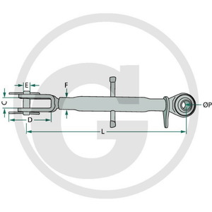 Stabiliser rod, GRANIT