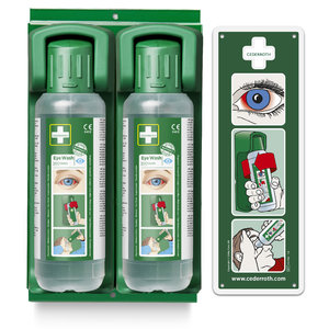 Sieninis laikiklis (skirtas Cederroth Eye Wash 500 ml) x 2 