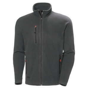 Oxford fleece jacket, dark grey, Helly Hansen WorkWear