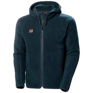 Fleecetakki Heritage Pile, hupullinen, tummansininen, Helly Hansen WorkWear