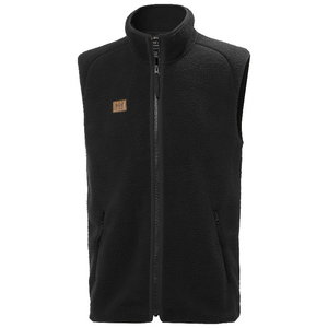 Fleece vest Heritage Pile, black, HELLYHANSE