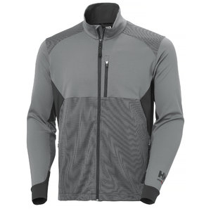 Tech Active sweatshirt with full-zip, grey XL