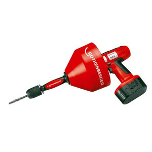 Drain cleaner ROSPI R36 Plus, standard 230V 8mm x 7,5m w bat, Rothenberger