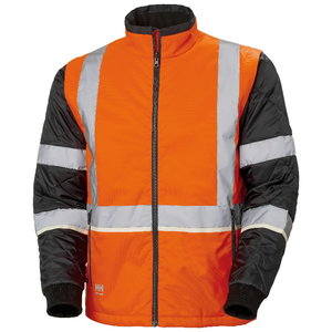 Jacket padding vest Uc-Me zip in, hi-viz CL2, orange-black 3XL