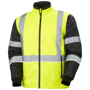 Jakk-vooder Uc-Me zip in, kõrgnähtav CL2 kollane M