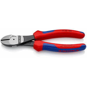 High leverage diagonal cutter 180mm, multi grips, Knipex