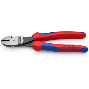 силовые кусачки боковые 200мм, рукоятка Comfort, KNIPEX