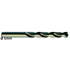 Metalo grąžtas DIN338 HSSE-Co5 10vnt. Ø5mm, Exact
