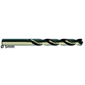 Metal drill bit DIN338 HSSE-Co5 10pcs Ø5mm, Exact