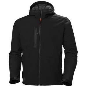 Striukė Kensington Softshell, su gobtuvu, juoda, Helly Hansen WorkWear