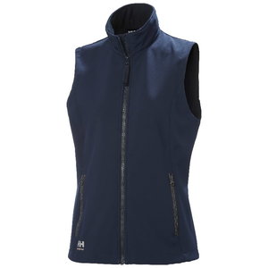 Softshell vest Manchester 2.0 zip in, women, navy 2XL, Helly Hansen Workwear