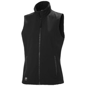 Softshell vest Manchester 2.0 zip in, women, black 2XL, Helly Hansen Workwear