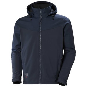 Striukė Oxford Softshell su gobtuvu, tamsiai mėlyna, HELLYHANSE