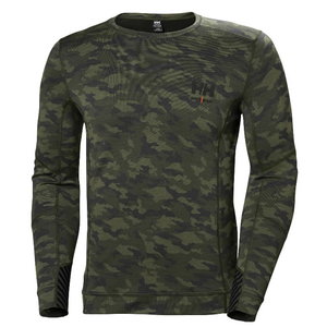 Apatiniai marškinėliai Lifa Merino Crewneck, camo, Helly Hansen WorkWear