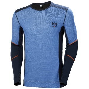 Apatiniai mar&scaron;kinėliai Lifa Merino Crewneck, &scaron;viesiai mėlyna, HELLYHANSE