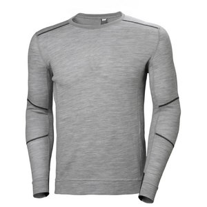 Apatiniai mar&scaron;kinėliai LIFA MERINO CREWNECK, pilka, HELLYHANSE