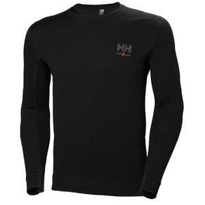 Apatiniai marškinėliai LIFA MERINO CREWNECK, juoda, HELLYHANSE