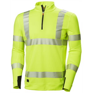 HH Lifa Active, long sleeves, halfzip, HI-VIS, HELLYHANSE