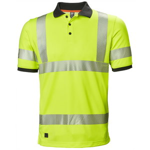 Polo Lifa Active, HI-VIS CL2,  yellow, Helly Hansen WorkWear