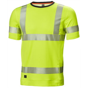 T-shirt Lifa Active, HI-VIS yellow XL, Helly Hansen WorkWear