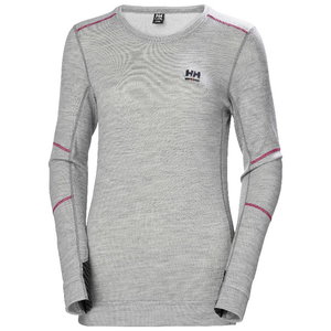Apatiniai mar&scaron;kinėliai LIFA MERINO CREWNECK, moteri&scaron;ki, pilka, HELLYHANSE