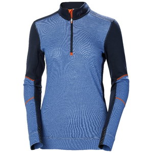 Lämpöpaitaifa Merino Half Zip, naisten, sininen, Helly Hansen WorkWear