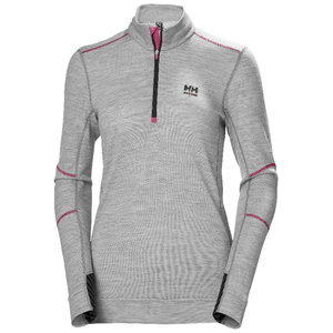 HH LIFA Merino Halfzip, women, grey 2XL, Helly Hansen Workwear