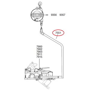 Gyroscopic suspension for spot guns 7900/7902/7903/7911, Tecna S.p.A.