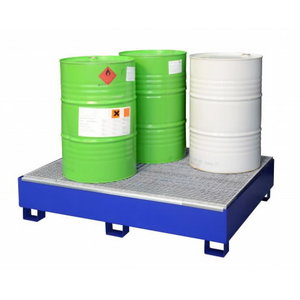 Product image of: Sump pallet with grating SW4, 4x200L, Cemo